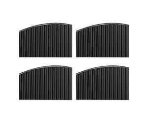 Car curtains for the side windows in the vehicle interior, universal light protection, UV protection, 4 pieces, privacy curtains for car, for travel, break, holiday, commuting