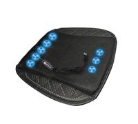 Car Cushion, Ventilation Cooling Sitting Pad - 17.72 Inches Ice Silk Mesh-cotton + Fan 3 Speeds Adjustable Lightweight Seat Cushion With Fan For Truck, Workplace, Travel, Home & Automotive
