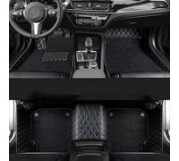 Car Custom Pu Leather Floor Mats For Benz GLA Class X156 2015 2016 2017 2018 2019,Luxury Leather Waterproof Non Slip Full Coverage Interior Accessories,B Black