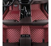 Car Custom Pu Leather Floor Mats For Benz GLB Class AMG GLB35 5 Seats 2021,Luxury Leather Waterproof Non Slip Full Coverage Interior Accessories,I Red