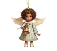 Car , Cute Girl Key Ring, Cute Girl Key Ring, Toy Angel Key Fob Pendant, Creative Bag Pendant, Cartoon Car Decoration with Bell for Ruc, a, Siehe Beschreibung