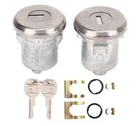 Car Cylinder with Key Compact Structure Metal Replacement Fits Multiple Truck and Various Car Brands from 1960s to 2000s Ideal for Front Rear Left and Right Installation
