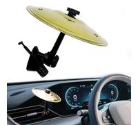 Car Cymbal Air Vent, Car Crash Cymbal, Drum Cymbal, Ingenious Design, Suitable For Various Car Air Vents, For Music Lovers, Gold