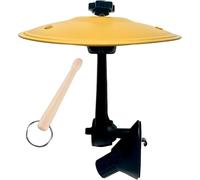 Car Cymbal Air Vent - Car Symbol Drum Air Vent,Mini Car Drum Cymbal,Yellow Car Crash Cymbal Fun for Every Drive,Fits Most Vehicles,Great Gift for Music Lovers and Drummers