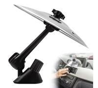 Car Cymbal Air Vent for 2023 2024 2025 Honda CR-V CRV EX/EX-L/LX SUV, Mini Drum Cymbals Stainless 360° Rotating Creative Musical Instrument Vehicle Accessory,Silver