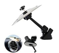 Car Cymbal Air Vent Mini Drum Crash Cymbal for Car Vent,Music Lovers(Silver)