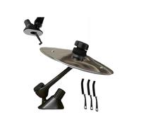 Car cymbal air vent, Mini Finger Drum Make Your Driving More Fun Easy Installation Hand Metal Rugged Clip-On with 3Pcs Crevice Cleaning Brush Tool for Music Lovers,Compact Durable Car Accessory(1pc)