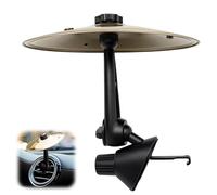 Car Cymbal Crash, 360° Rotating Car Crash Cymbal Air Vent, Easy Installation Mini Drum Cymbals Decoration, for Drummer Gifts Musicians and Cars Enthusiasts-1 PCS