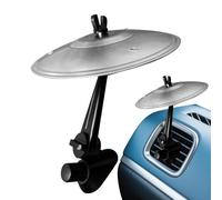 Car Cymbals, Car Symbol Drum, 5.51x1.38 Inches Auto Clip On Drum Air Vent, Professional Percussion Decor Interior Instruments For Dashboard Men Driving Music Lovers Vehicles