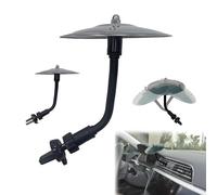 Car Cymbals for Drummers, Mount Vent Grip with Joint Ball, Finger Cymbals, Easy to Install, Drummer Gifts for Music Lovers, Road Trips & Drum Enthusiasts, 5.7 Inch Drum Cymbal with Bright Sound