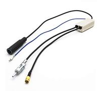 Car DAB + Antenna Splitter Adapter SMB Cable Compatible with Pioneer Kenwood Sony JVC Radio