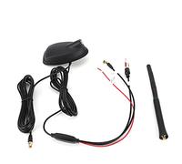 Car DAB FM GPS Antenna, Car Radio Aerial Strong Reception, Universal, Easy Installation DAB GPS FM Antenna with Top Roof Mount Turn Assemblies