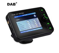 Car DAB Radio, 2.4 Inch Color LCD Bluetooth FM Transmitters, 170-240MHz DAB / 87.5-108MHz FM, Hands-free Call, Portable Digital Radio Receiver Car Kit MP3 Music Player