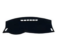 Car Dash Board Mat For Clio 5 2018 2019 2020 2021 2022 2023 2024 2025 Car Dashboard Cover Carpet Dash Mat Sun Shade DashMat Anti-UV Anti-sun Rug Pad Cushion Dashboard Cover Mat(RHD Black)