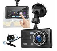 Car Dash Camera Front And Rear HD Security Cam 4" Touchscreen
