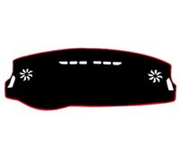Car Dash Cover Dashboard For Peugeot 301 2012 2013 2014 2015 2016 2017-2019 Sunshade Protect Carpet Cushion Accessories Car Dashmat Car Styling((Red Edge),Left Hand Drive)