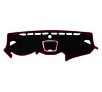car dash cover mat For Hyundai For Santa For Fe 3 2013 2014 2015 2016 2017 Car Dashboard Cover Mat Non Slip Pad Protector(A LHD Red Side)