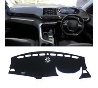 Car Dash Cover Mat For Peugeot 3008 5008 GT For Hybrid 2016 2017 2018 2019 2020 2021 2022 2023 Car Dashboard Mat Sun Shade Cover Pad Accessories Sun Protection Dash Cover (Color : RHD Blue side)