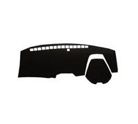 Car Dash Mat Dashboard Cover LHD/RHD Anti-Slip Mat Dashboard Pad Dash Mat Protect For For Transit For Tourneo For Custom 2012 2013 2014 2015 2016 2017(Black,RHD)