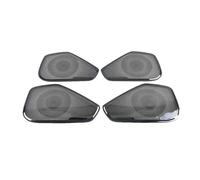 Car Dashboard Air Vent Cover Door Speaker Horn Audio Decor Sticker Frame Accessories for Civic 11th Gen 2022 2023 Decorative(Black1)