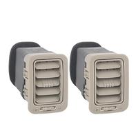 Car Dashboard Air Vent Front Right Passenger Side Dashboard A/C Heater Air Vent Outlet Fit For Chevrolet Silverado Sierra 1500 2000-2006 15176085 Dashboard Vent Grille Cover(2x Beige)