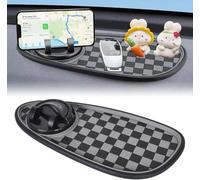 Car Dashboard Anti-Slip Mat for BYD Seal U EV 2025 | Integrated car phone holder, adhesive-free non-slip base, multifunctional grid organiser, silicone pad, auto accessories