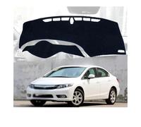 Car Dashboard Anti Slip Mat For Civic 9 2012 2013 2014 2015 FB FK FA,Sunshade Anti-UV Car Dash Mat Dashboard Cover Accessories,Black