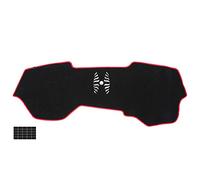 Car Dashboard Avoid Light Pad Cover, Car Dashboard Sunshield Mat, Pre - Cut Vents and Sensor Openings for Factory Look, Polyester UV Resistant Dashboard Mat for BMW X3