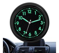 Car Dashboard Clock, Easy to Read Time, Car Ship Time Vents stickons Mini Digital Clocks, Mini Analog stickonClock Luminous night lightss forcars Dashboard, Analog CarClock, Sticky For Boat Bike