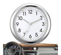 Car Dashboard Clock | Glowing Small Analog Clock - Quartz Automotive Replacement Clocks, Stick On for Car Dashboard, Sticky for Vehicle Automotive