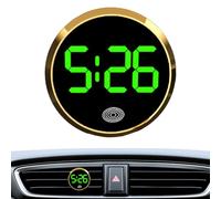 Car Dashboard Clock- Round Digital Auto Dashboard Clock,stylish Appearance | Robust Construction Accessories For, Sedan, Small Car, Big Cars,truck