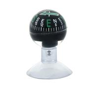 Car Dashboard Compass - Multi Functional Guide Sphere, Adjustable Navigation Indicator with Suction Mount, Compact Vehicle Ornament with Rotating Display, Direction Finder for Road Orientation Tasks