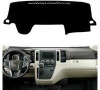 Car Dashboard Cover Anti-Scratch Dash Cover Interior Dash Covers for Toyota HiAce Commuter 2019 2020 2021, Black, Right Hand Drive/Left Hand Drive)