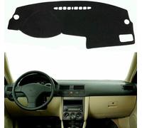 Car Dashboard Cover Anti-Scratch Dash Cover Interior Dash Covers for VW for Jetta A4 MK4 for Bora 1998 1999 2000-2005, Black, Left Hand Drive/Left Hand Drive)