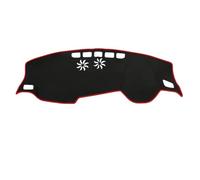 Car Dashboard Cover Car Dashboard Cover Avoid Light Pad Instrument Platform Cover Mat Carpet For Q3 F3 2019 2020 2021 2022 Mat Non-Slip(RHD Red)