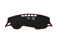 Car Dashboard Cover Car Dashboard Cover Avoid Light Pad Instrument Platform Cover Mat Carpet For Q3 F3 2019 2020 2021 2022 Mat Non-Slip(LHD Red)