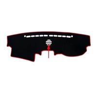 Car dashboard cover Car Dashboard Mat Fit For Kia Sorento 2009-2012 LHD RHD Car Auto Inner Dashboard Cover Dash Mat Cape Carpet Dashmat Pad Cushion(RHD-Red-Speaker)
