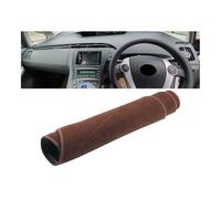 Car Dashboard Cover Compatible With Toyota For Prius For XW30 2010 2011 2012 2013 2014 2015 Car Dashboard Cover Avoid Light Pads Sun Shade Mats Non-Slip(RHD Brown)