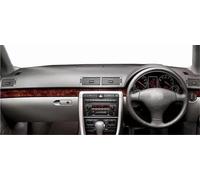 Car Dashboard Cover Dash Mat Carpet Rug LHD RHD 2 Layers For A4 B6 B7 2002 2003 2004 2005 2006 2007 2008 Dash Cover(Black RHD)