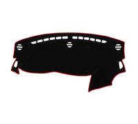 Car Dashboard Cover Dashboard Cover Protective Pad For Dodge For Dart PF 2013 2014 2015 2016 Dash Board Sunshade Anto-UV Carpet Mat Non-Slip(Left Hand Red Edge)