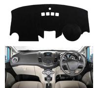 Car Dashboard Cover Dashmat Mat For Ford Fiesta MK7 2009-2016 2017 2018 2019 Non-Slip Carpet RHD Blue Edge