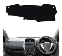Car Dashboard Cover Dashmat Mat For Nissan MARCH Micra K13 2010-2016 Non-Slip Carpet RHD Black Edge