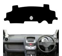 Car Dashboard Cover Dashmat Mat For Peugeot 107 2005-2014 for Toyota Aygo 2005-2014 Non-Slip Carpet RHD Red Edge