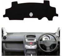 Car Dashboard Cover Dashmat Mat For Peugeot 107 for Citroen C1 for Aygo 2005-2014 Non-Slip Carpet RHD Blue Edge