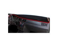Car Dashboard Cover Dashmat Mat For Santana 2013-2022 Front Center Console Insulation Decorative Pads(Red)