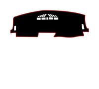 Car Dashboard Cover For A4 B6 B7 2002-2008 Anti-UV Dashmat Dashboard Cover Mat Pad Dash Sunshield Protect Carpet Car Accessories Dash Cover(Red Edge,RHD)