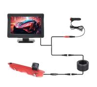 Car Dashboard Cover For Benz For Citan 2012-2021 HD Car Brake Light Reverse Camera With 4.3-inch Monitor Dash Cover(Desktop screen-A)