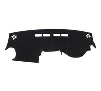 Car Dashboard Cover For Dacia Spring Electric EV 2019 2020 2021 2022 2023 Car Dashboard Mat Sunshade Protective Carpet Dash Mat Dash Mat Pad Carpet(RHD BLACK)