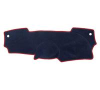 Car Dashboard Cover For Nissan For Micra For March K13 2011-2016 Car-Accessories Dashboard Mat Cover Carpet Rug Avoid Light Carpet Sun Shade Pad(Red Edge (RHD),B)