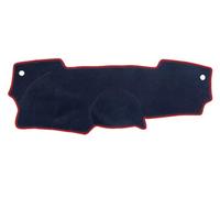 Car Dashboard Cover For Nissan For Micra For March K13 2011-2016 Car-Accessories Dashboard Mat Cover Carpet Rug Avoid Light Carpet Sun Shade Pad(Red Edge (LHD),A)